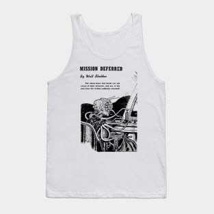 Mission Deferred Alien Retro Vintage Sci Fi Tank Top